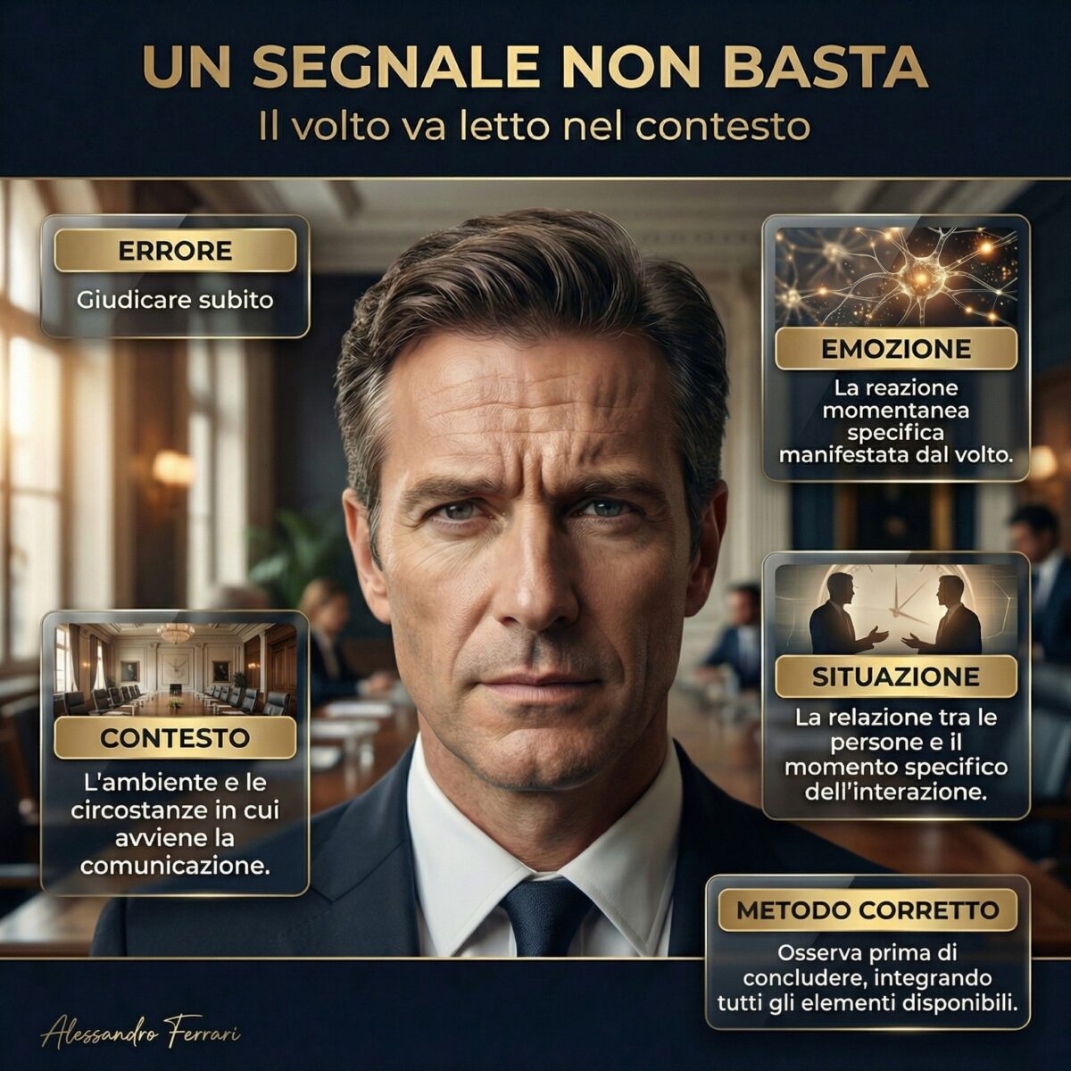 errori interpretazione espressioni del viso comunicazione non verbale