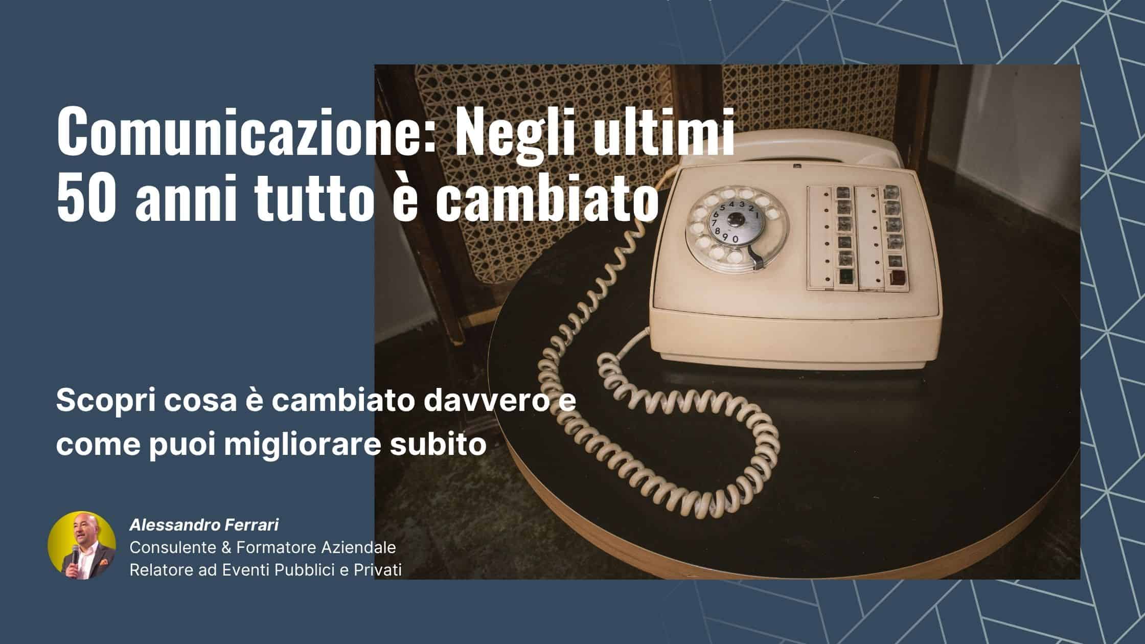 Evoluzione della comunicazione nel tempo: dagli anni '70 a oggi