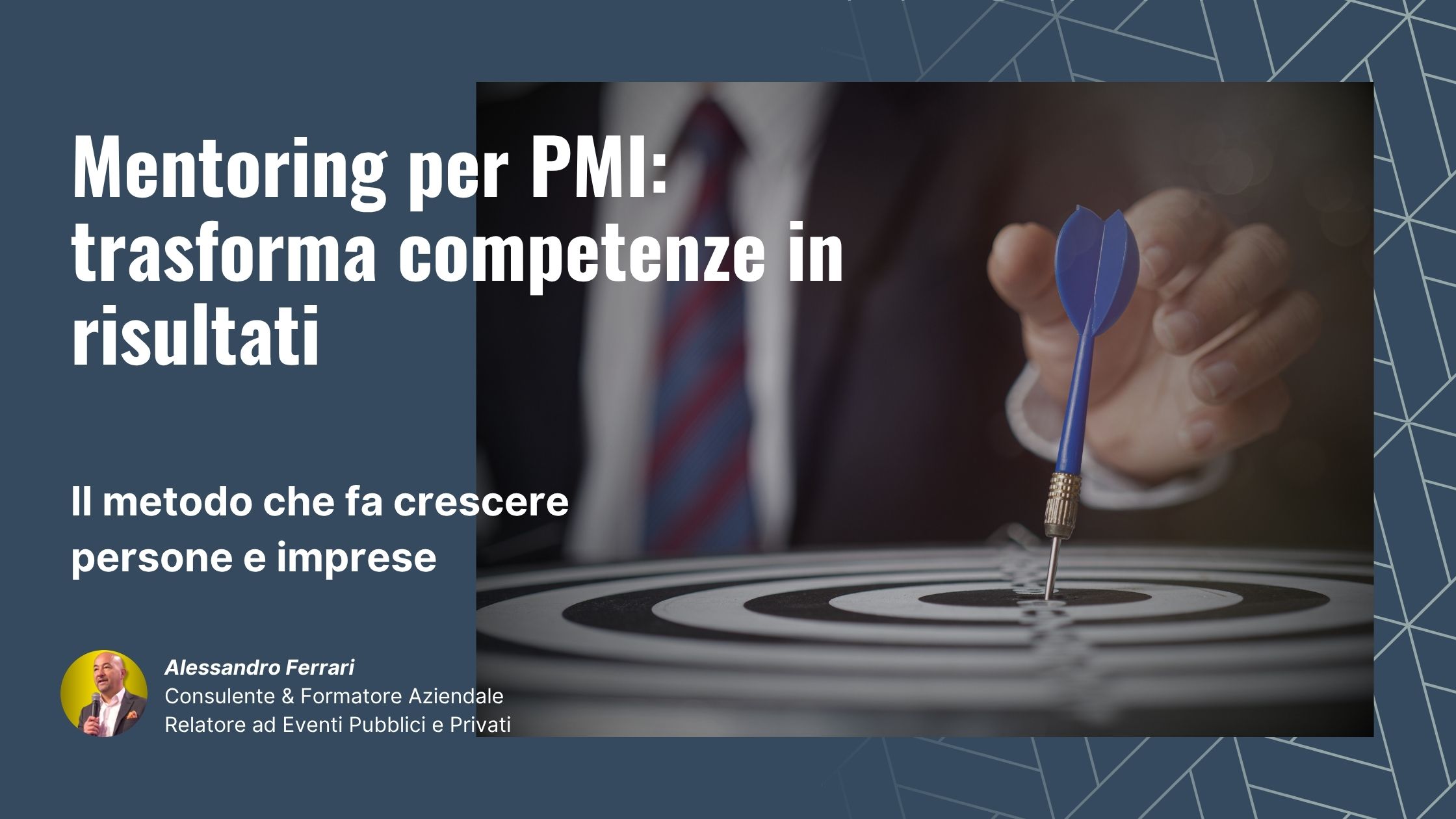 Mentore che affianca un team aziendale durante un percorso di mentoring per PMI