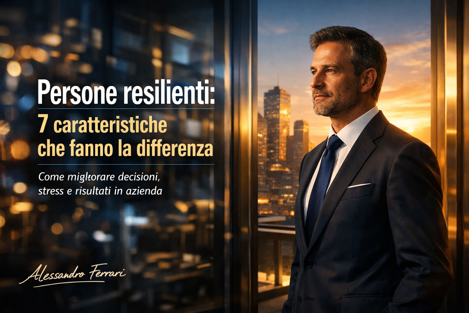 Persone resilienti caratteristiche: come migliorare decisioni, gestione dello stress e risultati in azienda