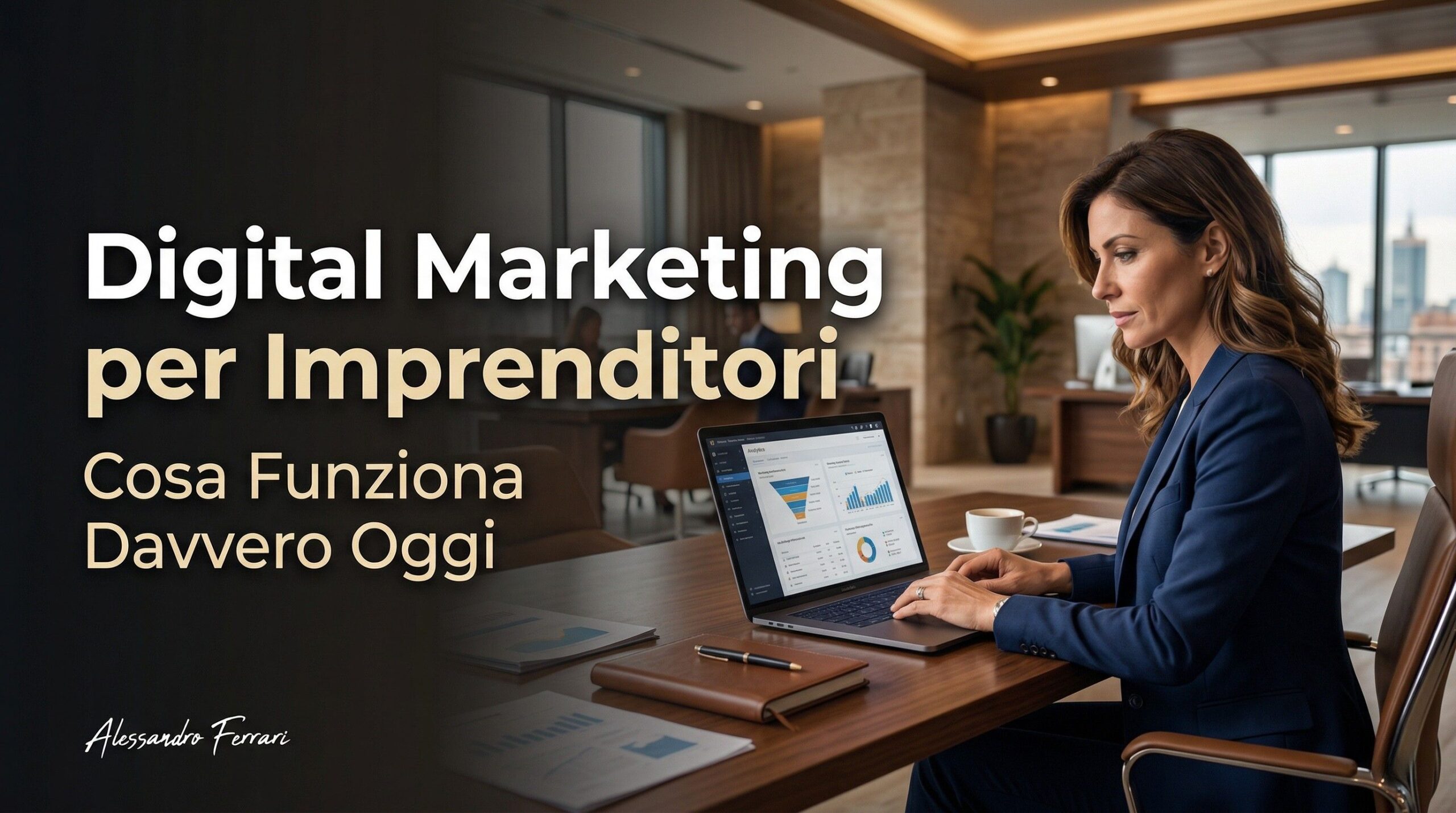 Digital marketing per imprenditori: cover articolo su strategie efficaci per generare lead, clienti e vendite online