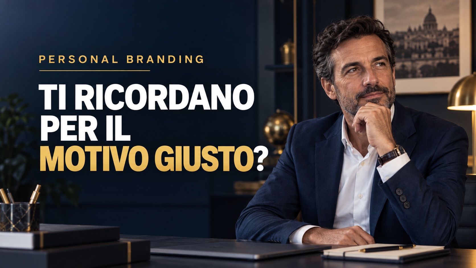 Esempi di personal branding: professionista che verifica se il proprio posizionamento viene ricordato per il motivo giusto