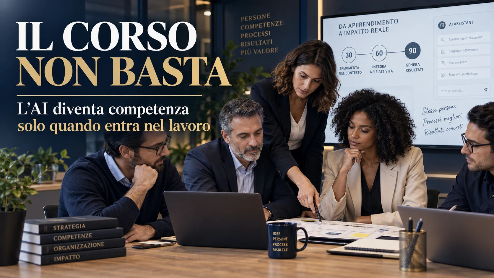 Formazione intelligenza artificiale in azienda: dal corso all’uso competente