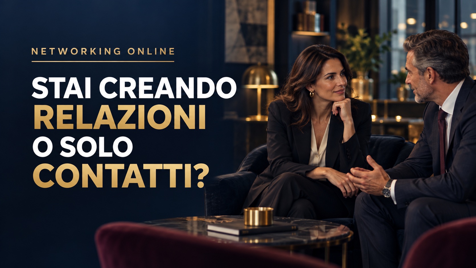 Networking online: due professionisti costruiscono una relazione autentica invece di collezionare contatti