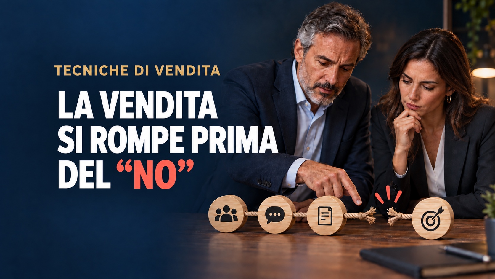 Tecniche di vendita e comunicazione: la vendita si rompe prima del no